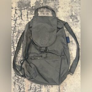 Baggu Gray Nylon Backpack Packable Lightweight